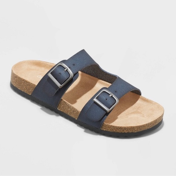 Cat & Jack Other - Kids' Drew Slip-On Footbed Sandals - Cat & Jack™m Navy Size 13